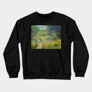 Shakespeare Sonnet 18--Shall I compare thee... Crewneck Sweatshirt